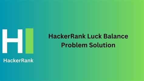 Download the Online Test Question Papers for free of cost from the below sections. . Smallest negative balance hackerrank